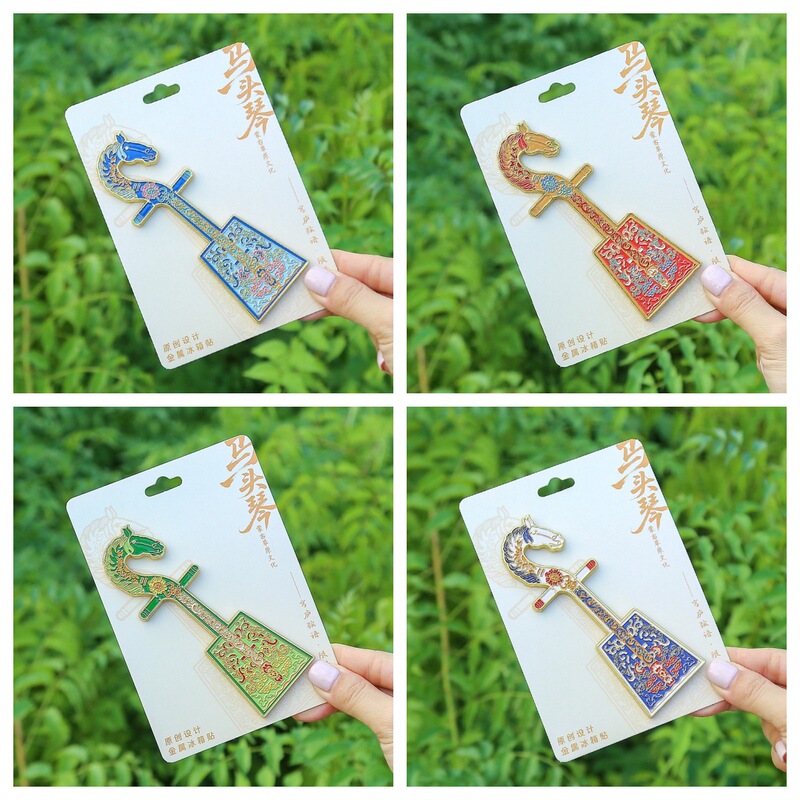 Inner Mongolia Refrigerator Magnet Series Creative Tourist Souvenir City Magnetic Stickers Decorations Yurt Refrigerator Magnets