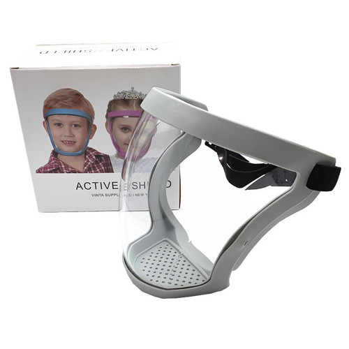 Children's face mask for protection, anti-fog, anti-UV, high-definition children's face mask with full edge protection goggles, protective face mask