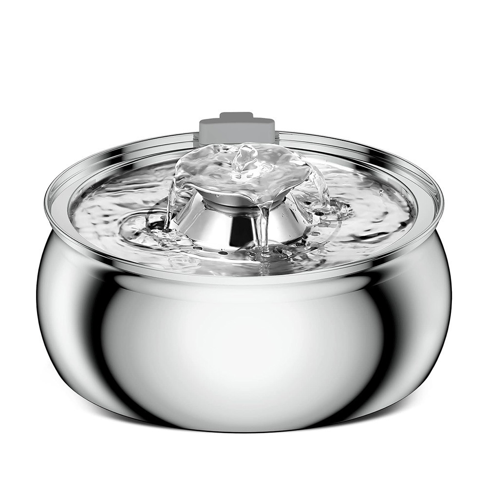 Amazon de acero inoxidable inteligente para bebidas de mascotas 3.2L filtro de circulación automática de gran capacidad alimentador de agua para gatos y perros