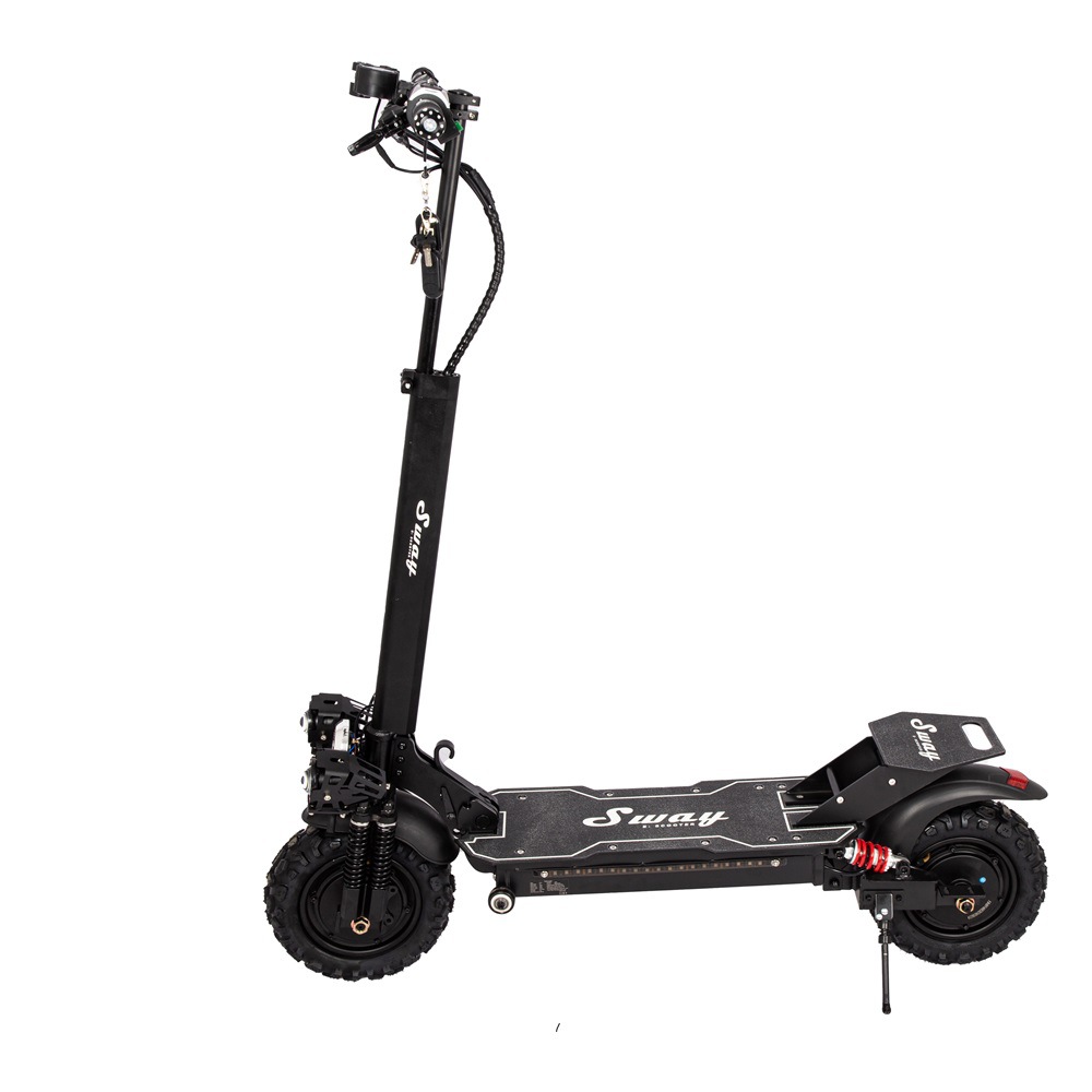 11inch Adult Electric Folding Scooter Dual Drive Motor Electric Car Lithium Battery Electric Scooter