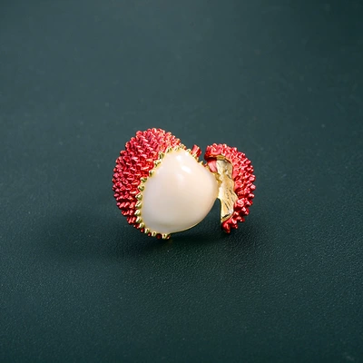 Yaxa sancaqları Exquisite Diamond-Encrusted Korean Style Lychee