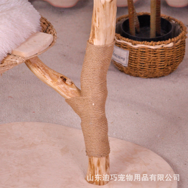 Marco de escalada para gatos de madera maciza, pilar, entretenimiento para gatos, nido para gatos, árbol para gatos, plataforma de salto para gatos, marco de escalada para gatos de madera maciza, ventas directas de fábrica