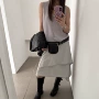 不规则春夏重工拼接半身裙
