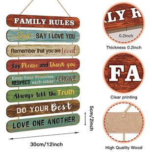 New Wooden Hanging Signs, Inspirational and Encouraging English Phrases, Wall Hanging Decorative Door Signs, Study Bedroom Office Decoration Signs