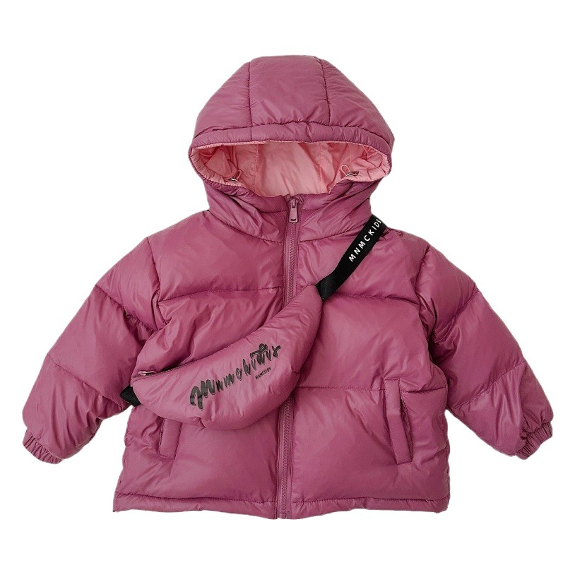 2023 nuevos niños abajo chaqueta mochila de moda pato blanco abajo Otoño e Invierno de los niños abajo chaqueta en vivo venta al por mayor