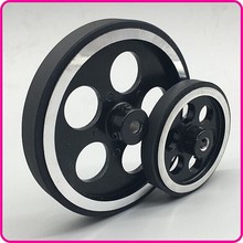 编码器计米轮长度测量计米器仪表轮子铝合金测长仪计米轮