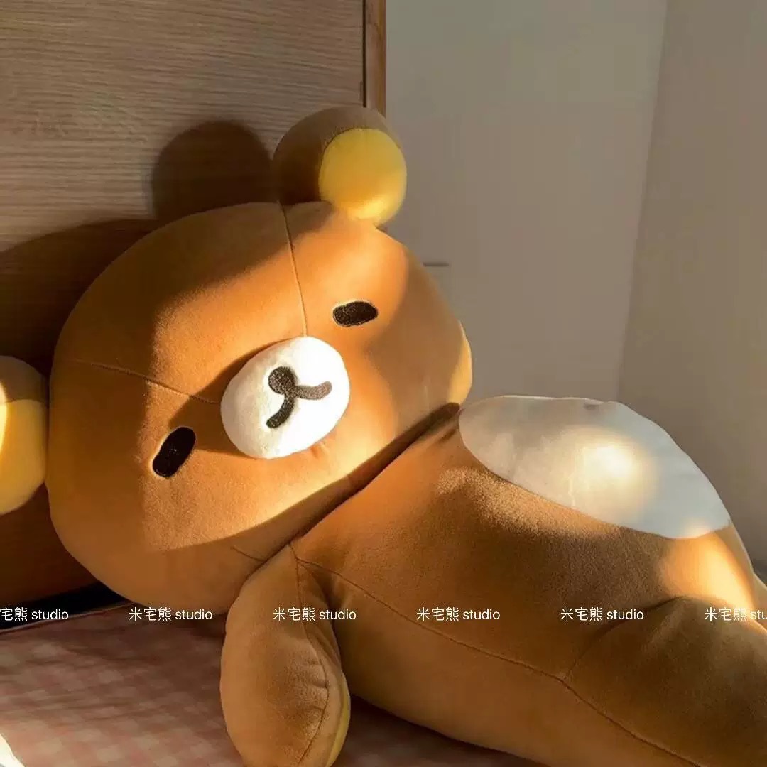 Popular Rilakkuma Doll, Cute Bear Plush Toy, Large Doll, Pillow, Big Plushie, Children's Gift Wholesale