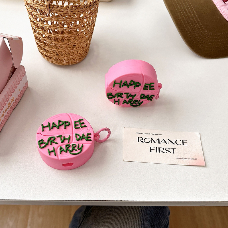 Suitable for Samsung Buds3Pro Wireless Bluetooth Headset Protective Cover Pink Hager Cake Buds2/Fe Silicone Soft