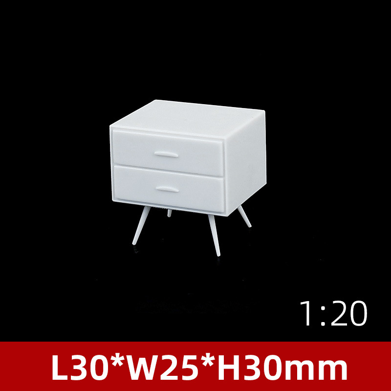 1:20 ABS 室内家具家具柜子 沙盘模型材料DIY剖面户型展示迷你|ms