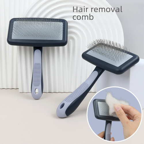 Pet Comb Hair Deletion One-Click Cat Comb Dog Hair Pulling Needle Comb Cat-Specific Knot Untangling Comb Hair Comb for Cats