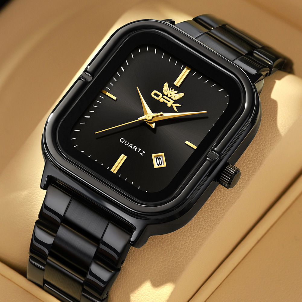 Opk Brand Watch Fashion Casual Single Calendar Men's Watch Waterproof Light Luxury High-End Quartz Watch Men's Watch Wholesale