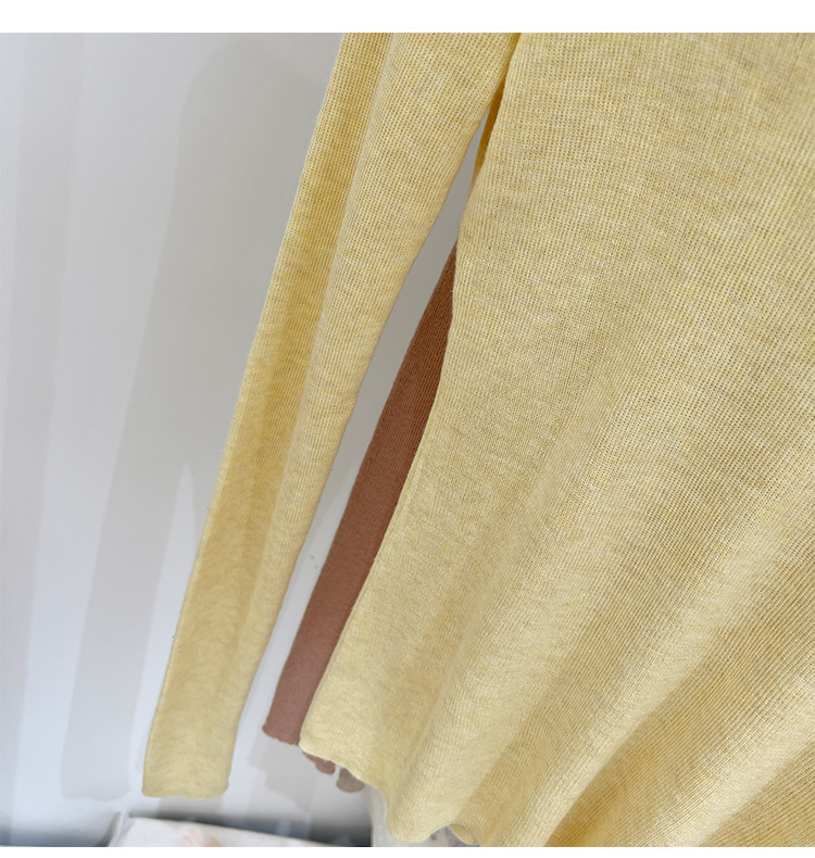 315g Weight Long Sleeve Sleeve Length Pullovers Placket Type Spandex, Polyester Fabric Type Short Top Length Knitwear Tops Type Daily Occasion Round Neck Neckline Slim Fit Type Solid Color Pattern Spring, Autumn Season Women's Gender Casual, Simple Style Style Wholesale Women's Casual Simple Style Solid Color Long Sleeve Sweaters & Cardigans 25
