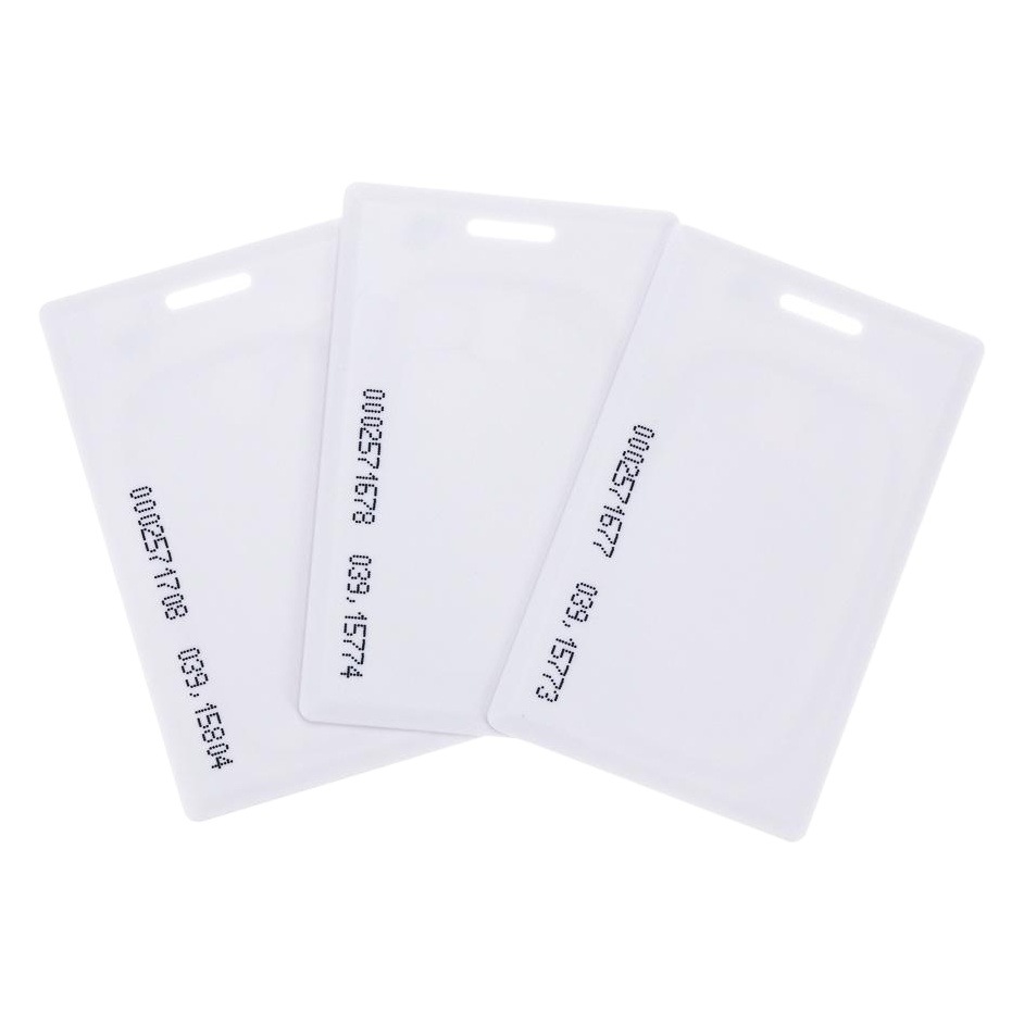 IDENTIFICACIÓN Tarjeta blanca TK4100 tarjeta gruesa EM4100 Tarjeta blanca de baja frecuencia estándar 125kHz CONTROL DE ACCESO tarjeta de inducción