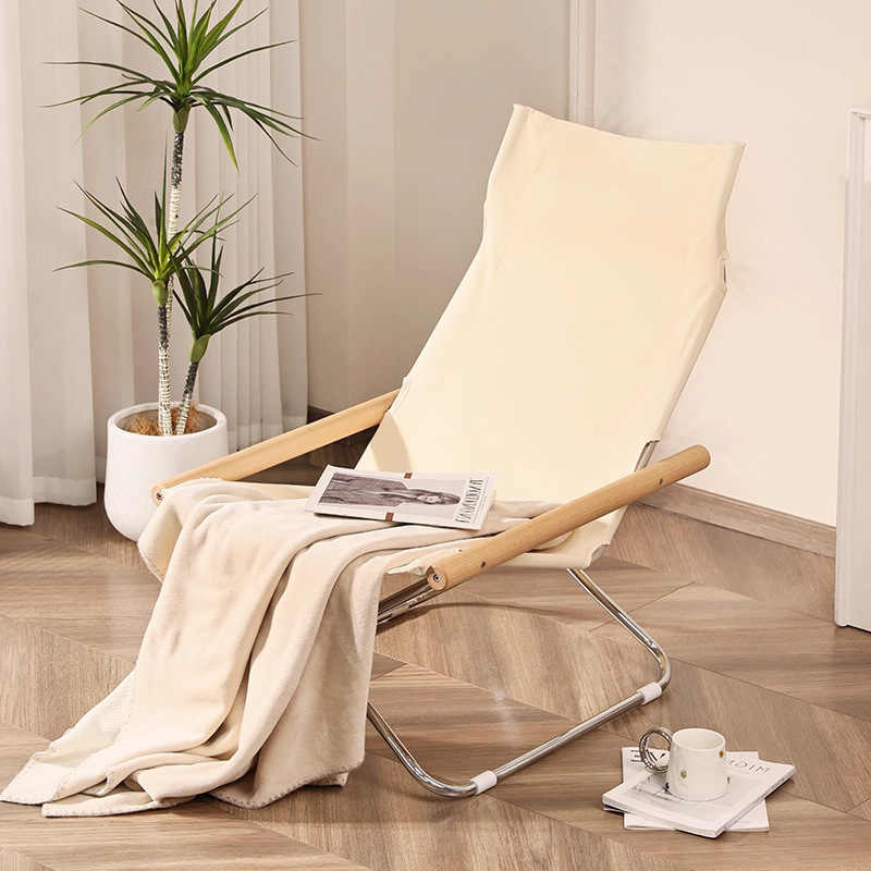 Simple Modern Recliner Office Foldable Lazy Sofa Living Room Balcony Single Leisure Chair Home Backrest Chair