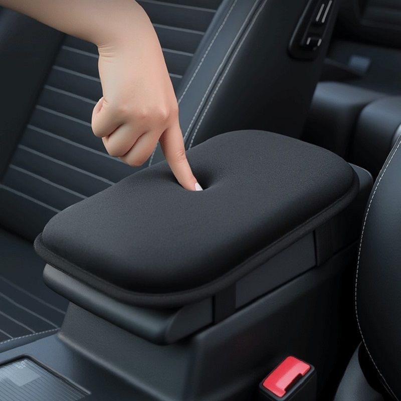 Car Armrest Box Heightening Pad, Car Central Armrest Box Plush Pad, Car Interior Armrest Cushion Cover, Universal