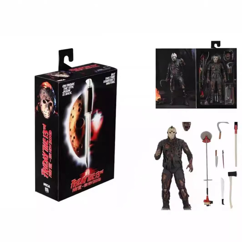 NECA 42003 Jason Black Friday New Blood Edition 7-inch Boxed Movable Me Doll Hand-made Model