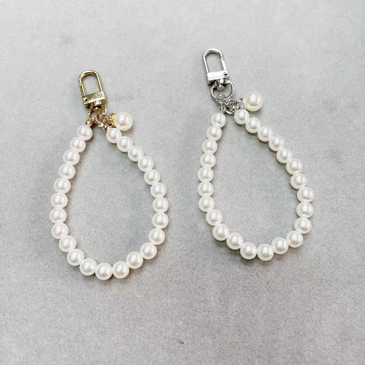 Оптовая жемчуг кулон брелок подвесная цепочка дверная Пряжка мобильный телефон оболочки украшения DIY жемчужный брелок