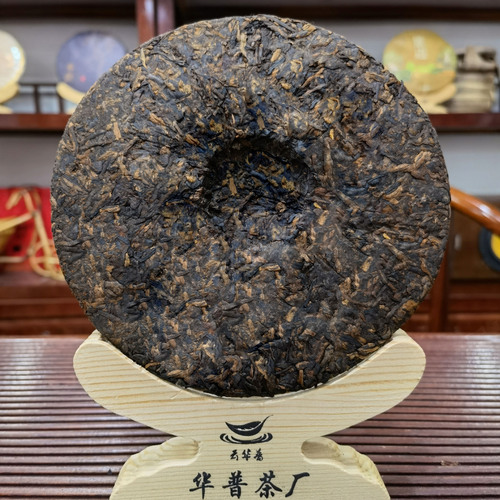 Pu'er Tea Factory Direct Sales Famous Mountain Head Spring Ancient Tree Fermented Mellow Tea Court Tight Pressed 357g Pu'er Mellow Tea Seven Sons Cake