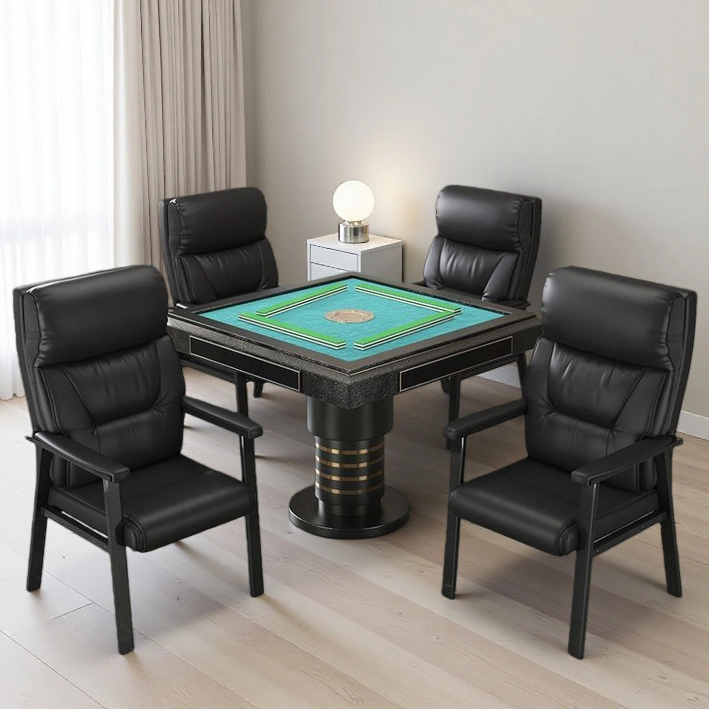 Mahjong Chair, Special Chair for Chess and Card Room, Mahjong Tea Room Chair, Backrest Chair, Long-Term Sitting, Not Tired, Employee Meeting Office Chair