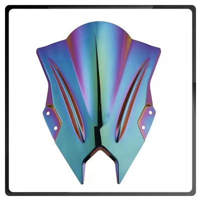 Suitable for Kawasaki: Motorcycle front windshield - colorful