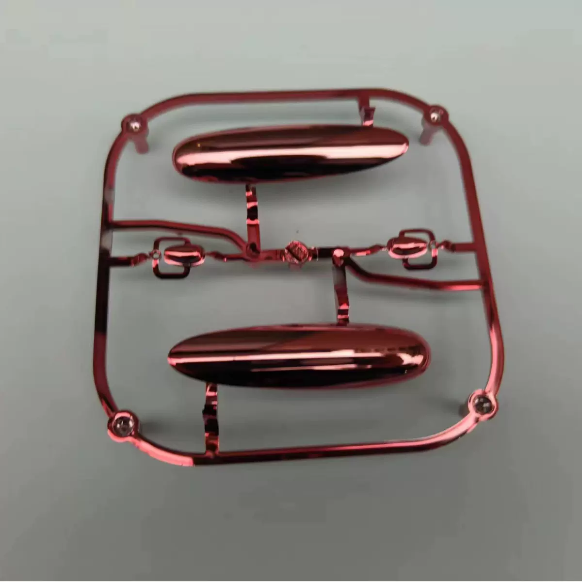 深圳宝安塑胶电镀加工玫瑰金abs美容仪镜片半透NCVM工艺来样定制