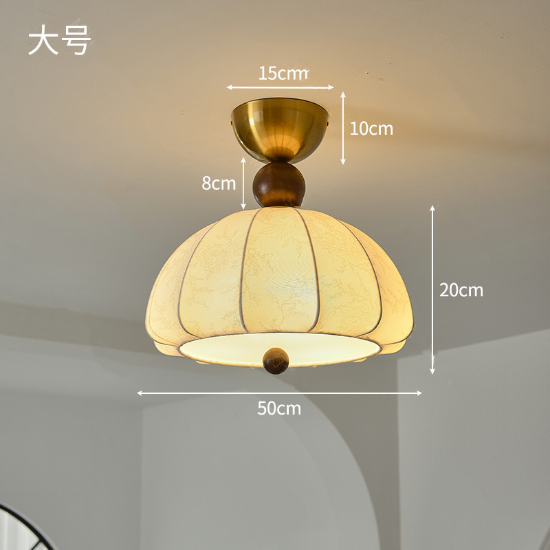Lámpara retro francesa lámpara de dormitorio lámpara de comedor dormitorio principal estilo medieval cálido romántico protección de ojos lámparas de estudio sin