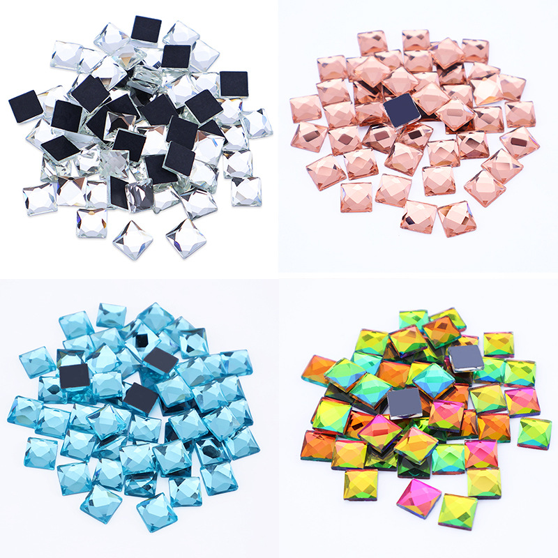Cristales de Vidrio Cuadrados para Calzado, Ropa y Accesorios DIY image 4