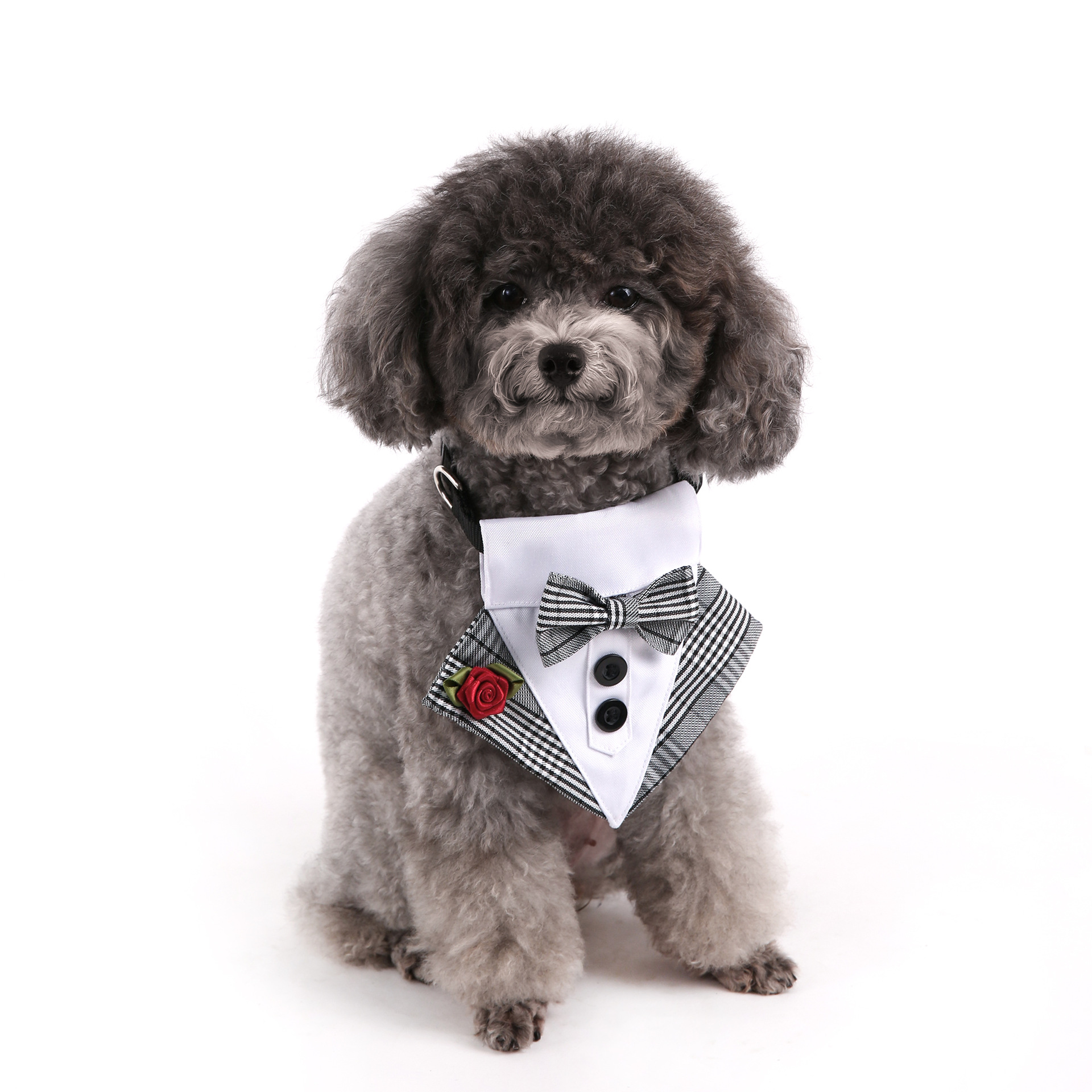 Navidad Año Nuevo transfronterizo nuevo estilo británico trajes de boda toallas de boda toallas de triángulo bufandas para mascotas