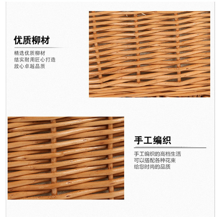 Cesta de picnic de sauce cesta de picnic para dos personas cesta de picnic hecha a mano con tapa cesta de picnic cesta de almacenamiento al aire libre