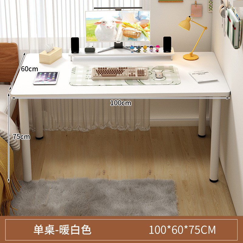 Mesa simple casa de alquiler 2025 nuevo dormitorio moderno escritorio de maquillaje para niñas escritorio de computadora para el hogar escritorio de estudio para estudiantes