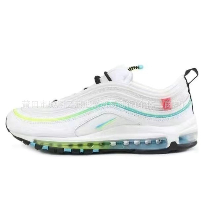 外贸纯原air max97气垫鞋减震透气轻便防滑增高软底男女跑步鞋|undefined