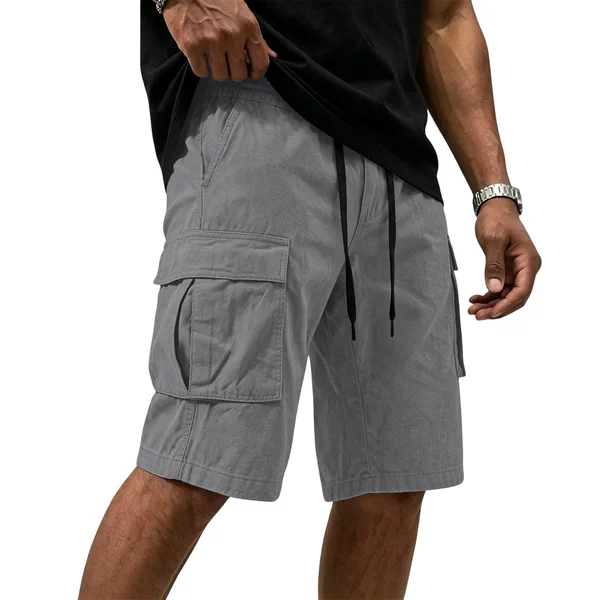 Spring and Summer New Arrivals European and American Cross-Border Foreign Trade Men's Hiking Cargo Shorts Sports Casual Multi-Pocket Cargo Pants Summer