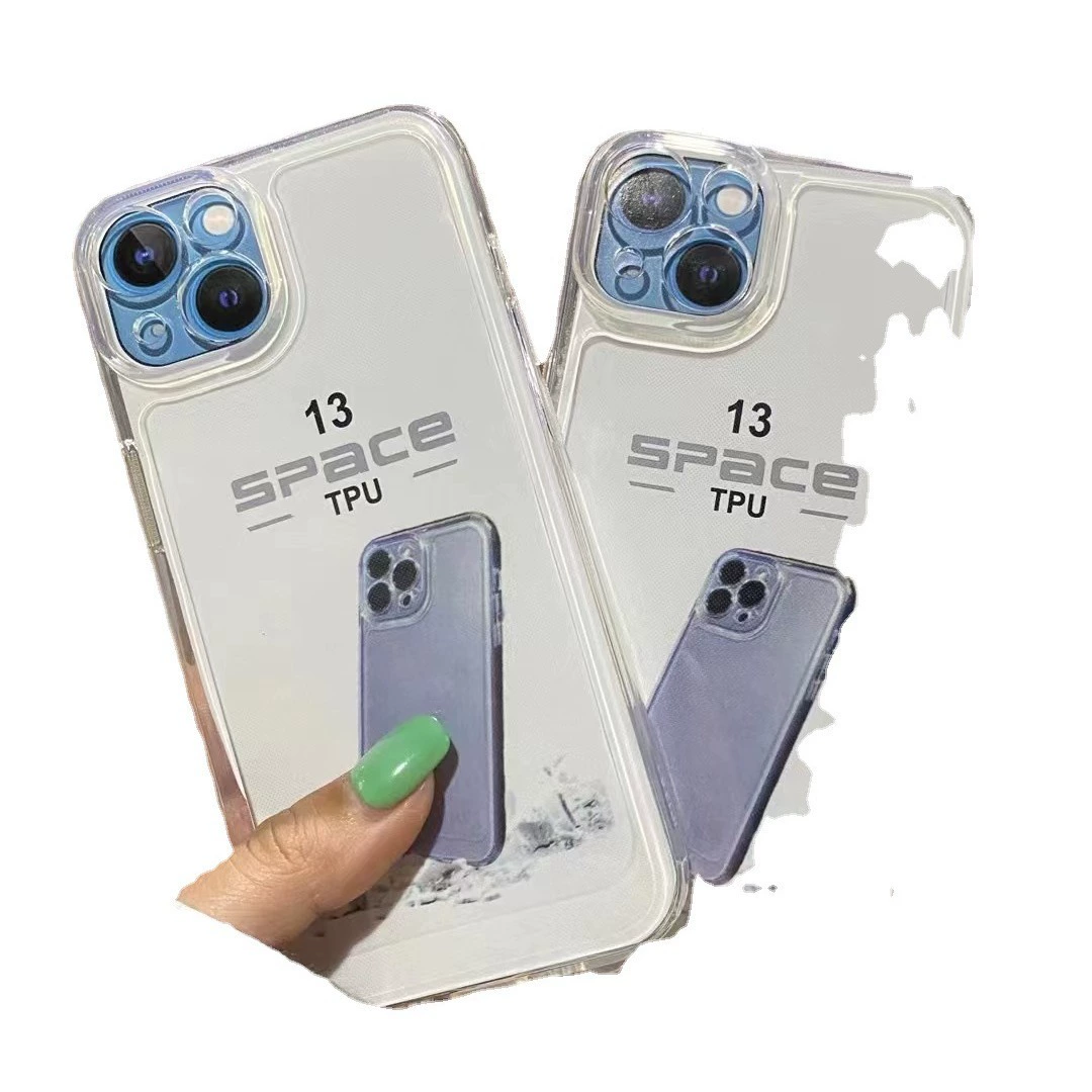 Прозрачный TPU чехол для телефона (совместимый с Apple), оболочка толщиной 1,5 мм, защита от падений
