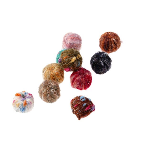 Retro multicoloured earrings handmade
