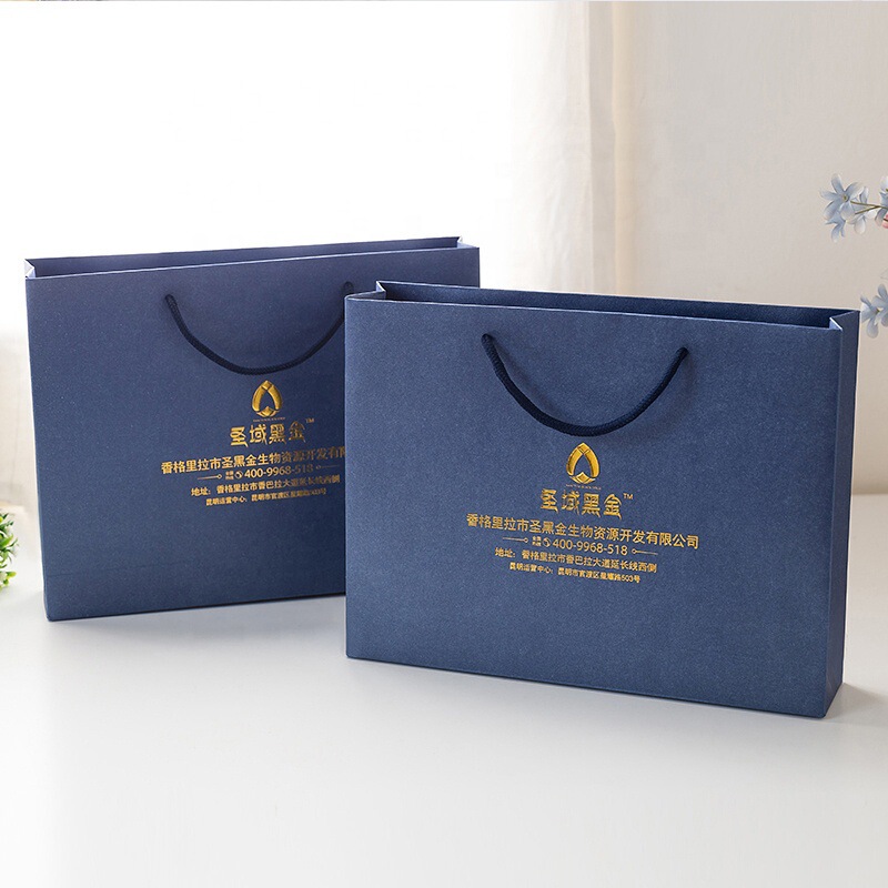 New Luxury 250g Art Paper Mini Shopper Paper Bag Manufacturer Jewelry Small Paper Bag