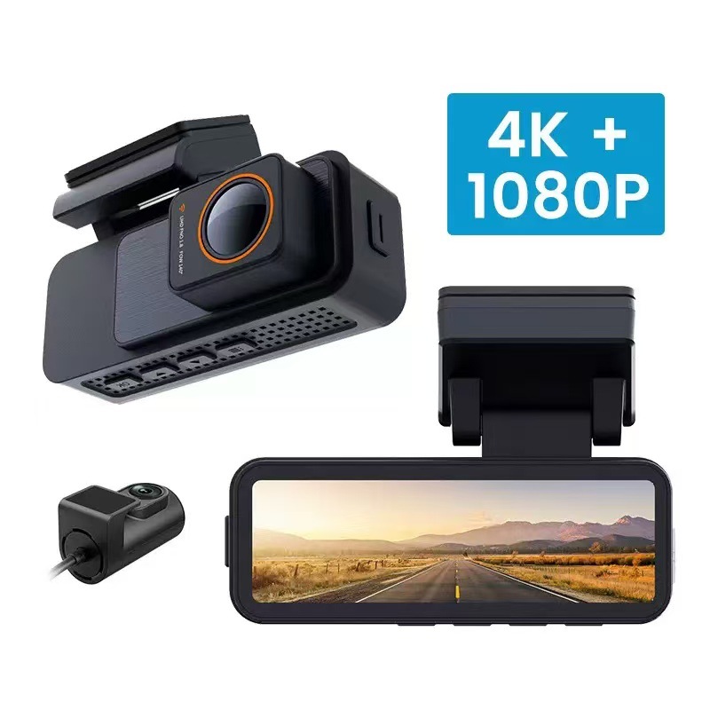 X30 Dash Cam 4K HD Night Vision Front and Rear Dual Recording Mobile Phone Connection Dual Lens Car DVR Gravity Sensing