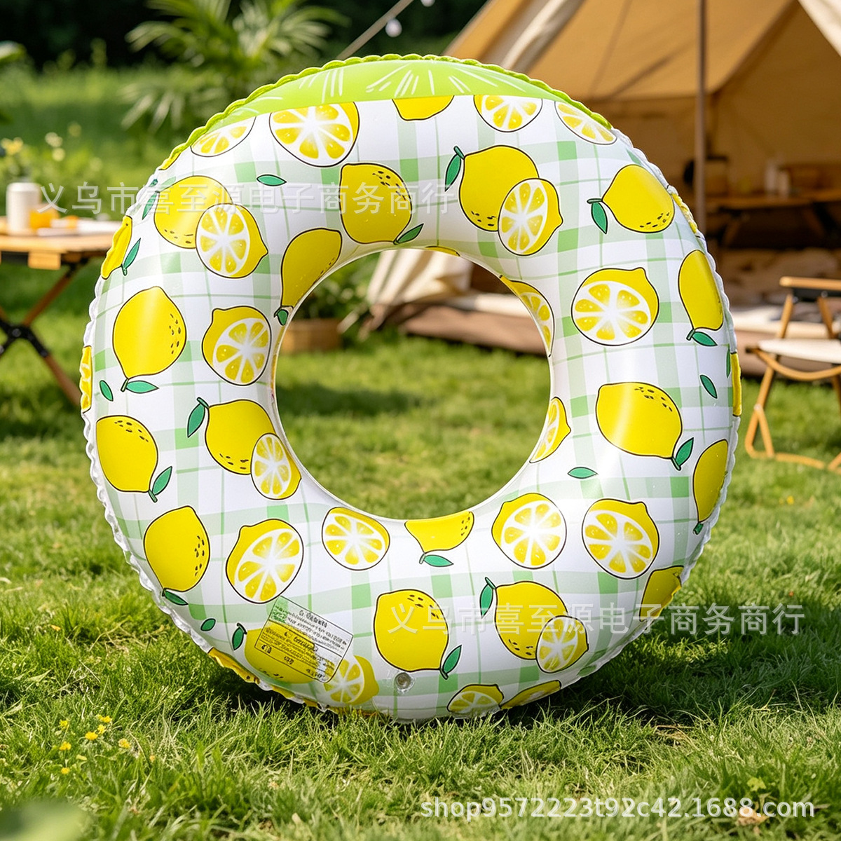 Flotador Axilar Transparente con Lentejuelas para Niños de PVC Inflable y Antivuelco