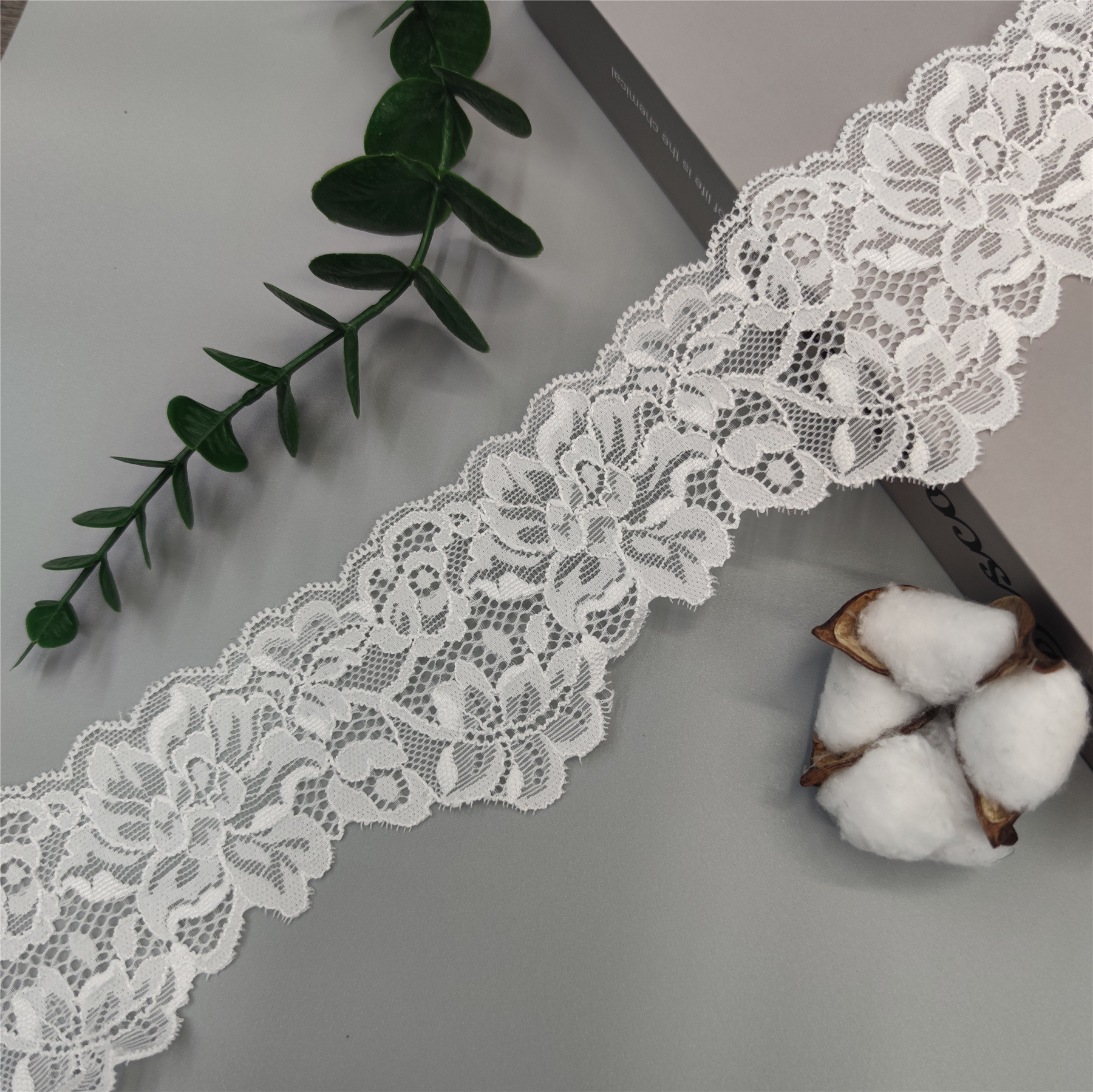 7cm蕾丝弹力波浪花边 裙摆童装婚纱装饰衣角服装辅料花边蕾丝边