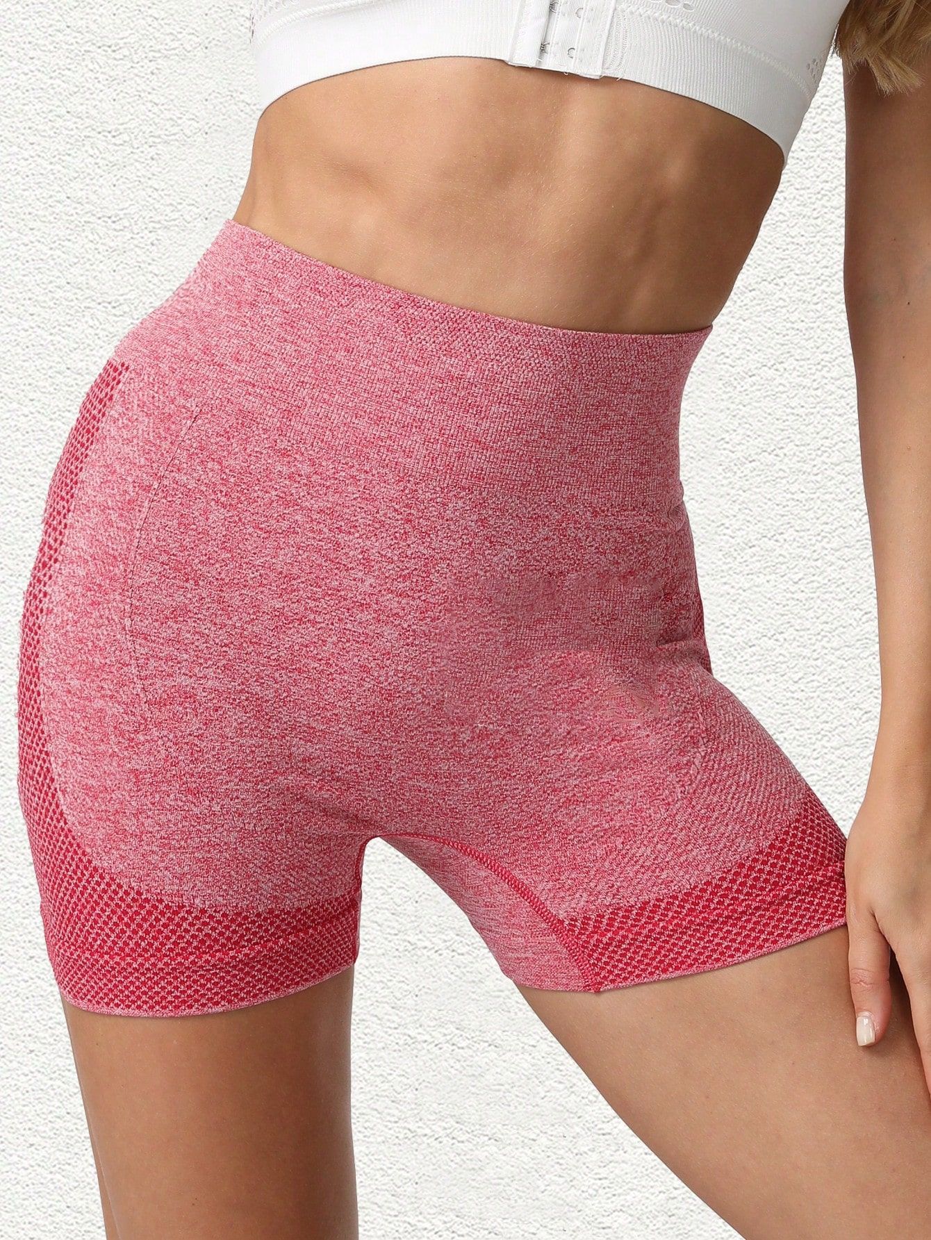 Pantalones cortos de yoga transfronterizos, pantalones elásticos de cintura alta y abdomen cerrado, pantalones de gimnasio sin costura y secado rápido