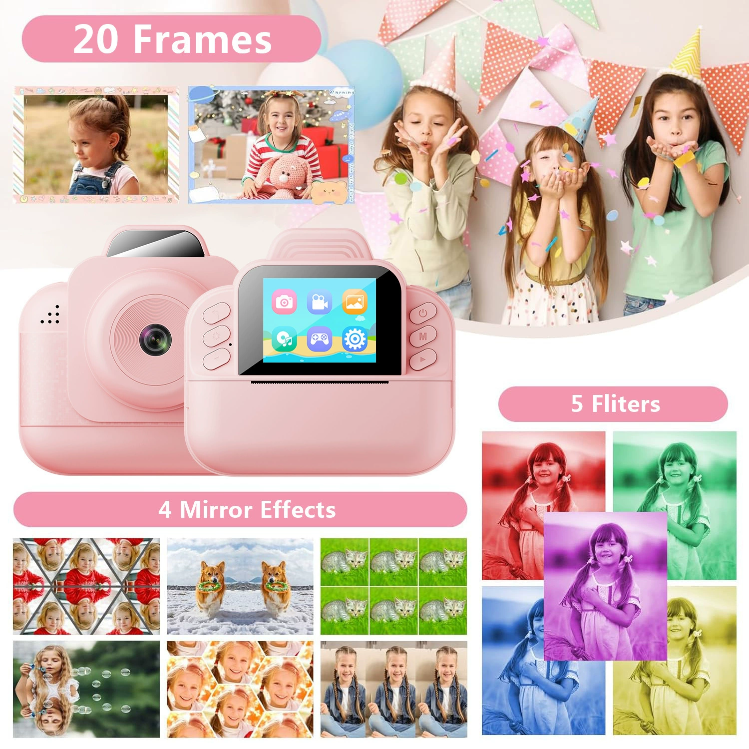 Polaroid камера-игрушка для мальчиков и девочек, подарок на день рождения