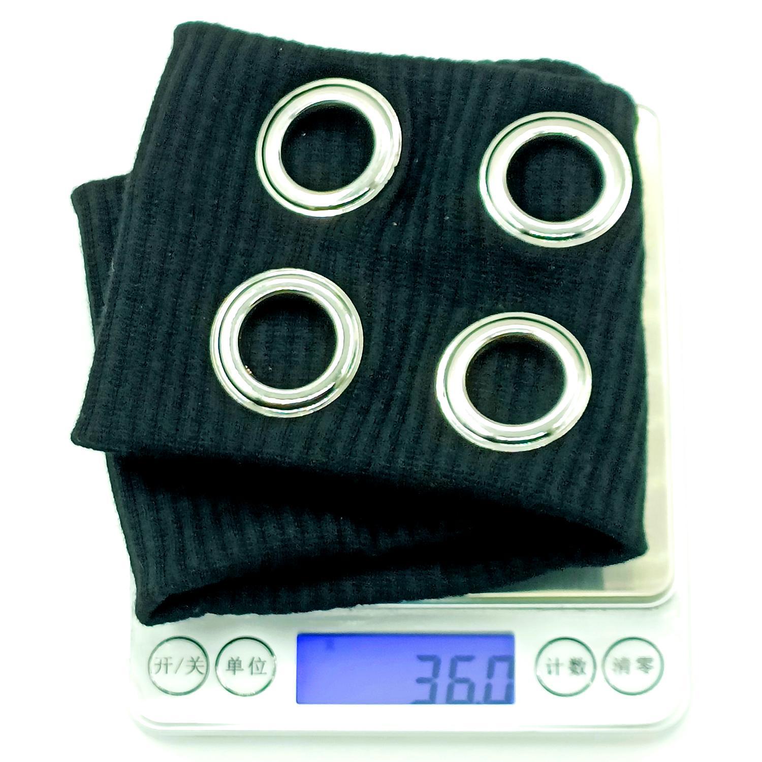 HW241201-20x8cm针织布+8气眼朋克风钉釦头带-