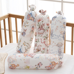 7A Antibacterial Candy Pillow Baby Side Sleeping Pillow Anti-Turnover Breathable Back Pillow Sleeping Pillow Baby Comfort Pillow