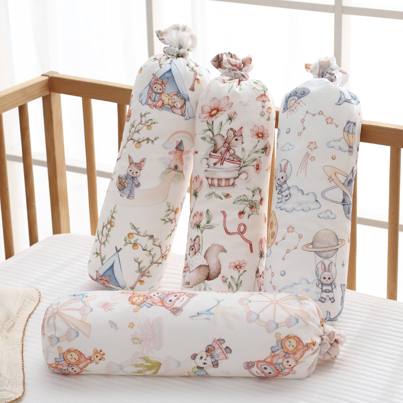 7A Antibacterial Candy Pillow Baby Side Sleeping Pillow Anti-Turnover Breathable Back Pillow Sleeping Pillow Baby Comfort Pillow
