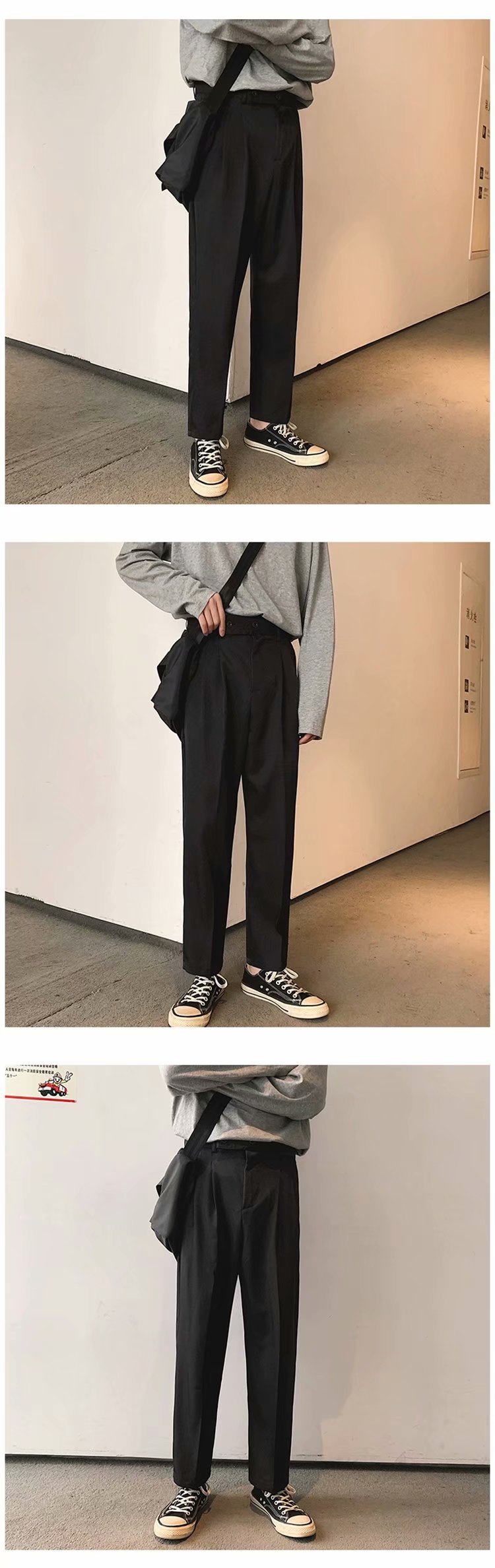 Summer Dropped Straight Retro Trendy Pants 2