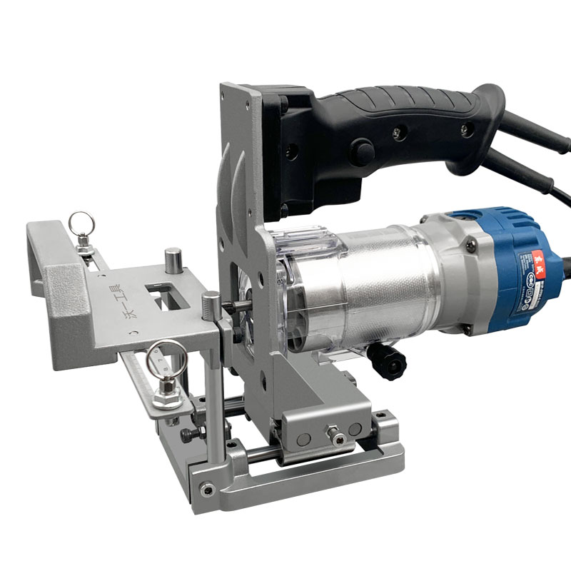 Woi carpintería invisible 2 - en - 1 máquina de ranura automática ranurado artefacto molde de apertura lateral sin agujero de clavo marco de recorte de borde