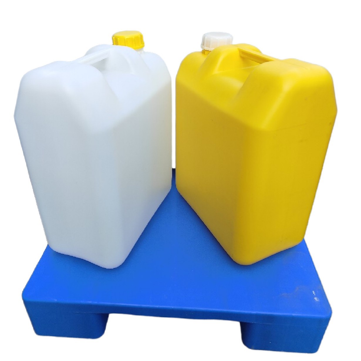 现货供应优惠20L白色消毒水包装桶洗洁精塑料罐HDPE环保密封