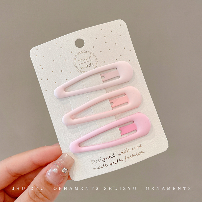 Horquilla de dopamina clip lateral femenino flequillo de sentido avanzado clip pequeño roto horquilla de moda clip lateral lindo clip bb clip tocado