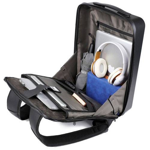  New Hard Shell Backpack Large Capacity ABS Laptop Bag USB Men's Backpack Wholesale Cross-Border