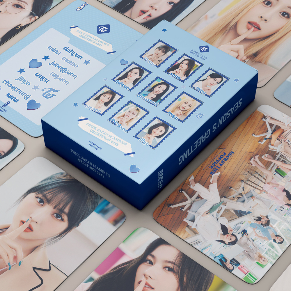Korean Edition TWICE JAPAN SEASON 'S GREETING 2023 LOMO card 55 exquisite card