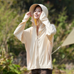 Outdoor Couple Ice Silk Sunscreen Coat Upf50 Women's Ice Sense Breathable UV Protection Sunscreen Men's Clothing